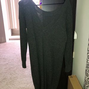 Olive Green sweater dress